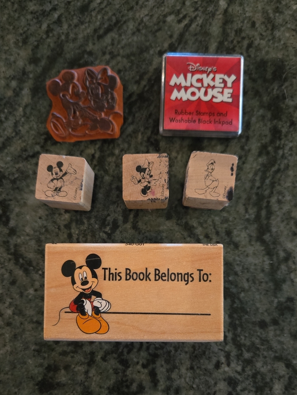 Disney Rubber Stamps